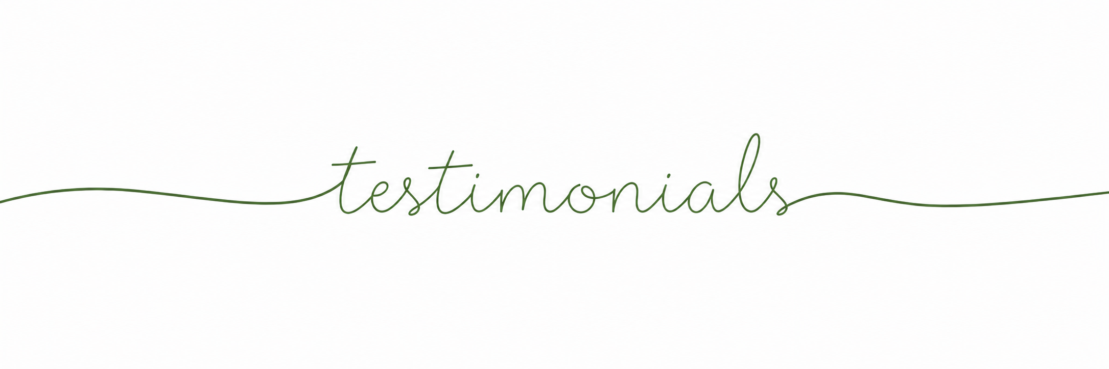 Testimonials Green